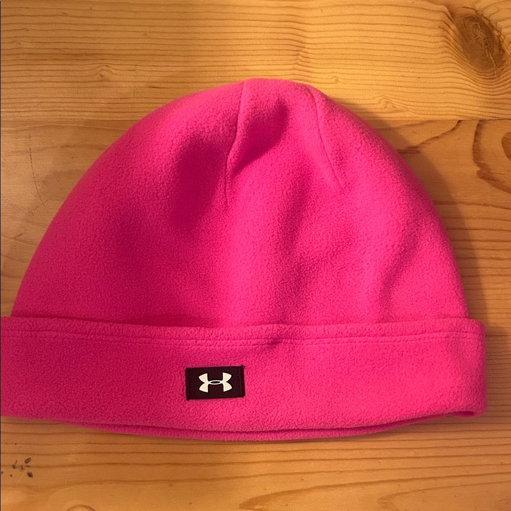 Under Armour Bright Pink Fleece Hat